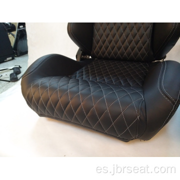 Asiento de carreras de cuero de PVC con espuma viscoelástica